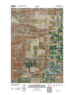 2011 Map of Walker Hill, 2011 Print
