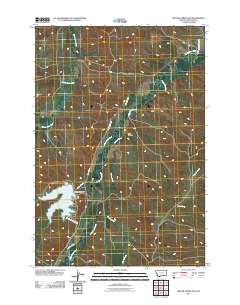 2011 Map of Willow Creek Dam, 2011 Print
