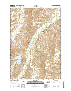 2014 Map of Willow Creek Dam, 2014 Print