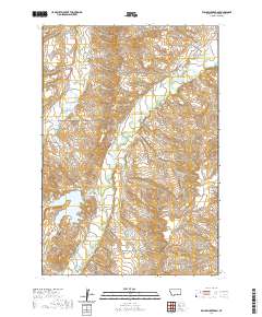 2020 Map of Willow Creek Dam, 2020 Print
