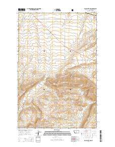 2014 Map of Wolf Butte NW, 2014 Print