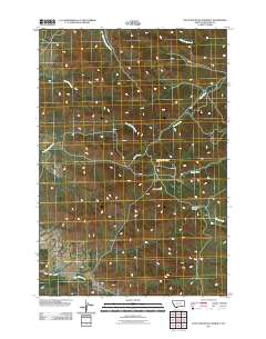 2011 Map of Wolf Mountain Lookout, 2011 Print