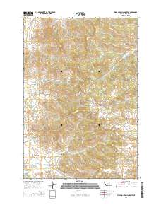 2014 Map of Wolf Mountain Lookout, 2014 Print
