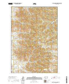 2020 Map of Wolf Mountain Lookout, 2020 Print