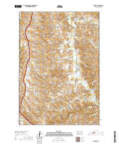 2020 Map of Wyola NE, 2020 Print