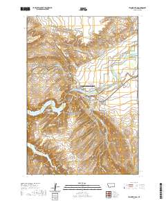 2020 Map of Yellowtail Dam, 2020 Print