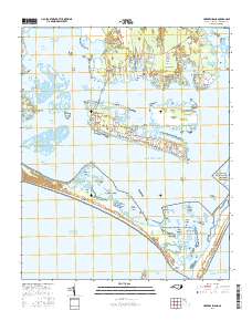 Usgs Us Topo 7 5 Minute Map For Harkers Island Nc 2016 Data Gov