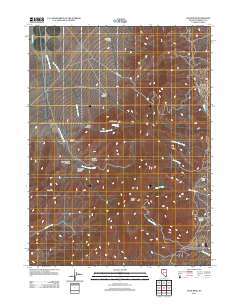 2011 Map of Adam Peak, 2011 Print