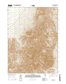 2015 Map of Adam Peak, 2015 Print