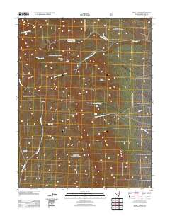 2012 Map of Arch Canyon, 2012 Print