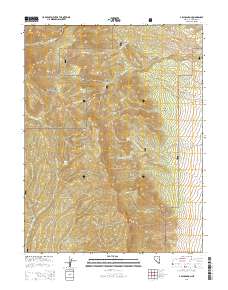 2014 Map of Arch Canyon, 2014 Print