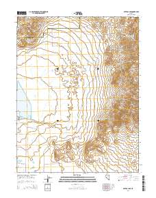 2014 Map of Artesia Lake, 2014 Print