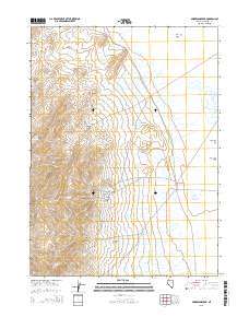 2015 Map of Awakening Peak, 2015 Print