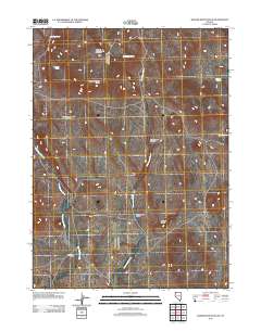 2011 Map of Badger Mountain SE, 2011 Print
