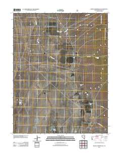 2012 Map of Baking Powder Flat, 2012 Print