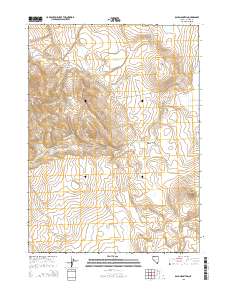 2015 Map of Bald Mountain, 2015 Print
