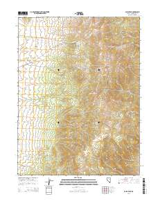 2014 Map of Baldy Peak, 2014 Print