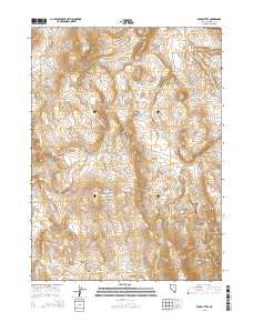 2015 Map of Bear Buttes, 2015 Print