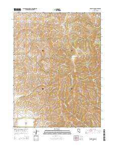 2015 Map of Beaver Peak, 2015 Print
