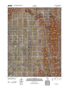 2012 Map of Beck Pass, 2012 Print