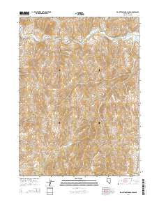 2014 Map of Big Cottonwood Canyon, 2014 Print