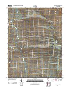 2012 Map of Big Hard Pan, 2012 Print