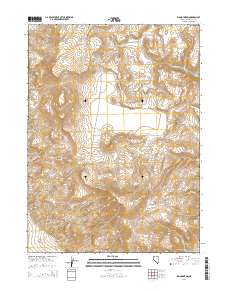 2015 Map of Big Mountain, 2015 Print