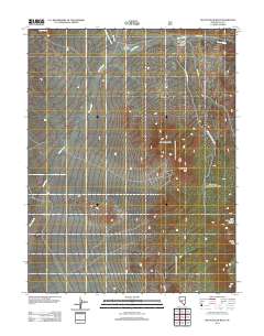 2012 Map of Big Ten Peak West, 2012 Print