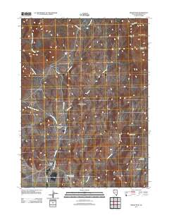 2011 Map of Bishop Peak, 2011 Print