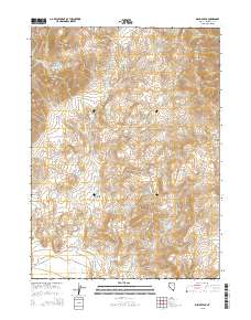 2015 Map of Bishop Peak, 2015 Print