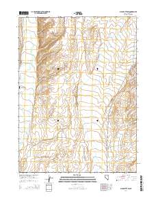 2014 Map of Black Butte SW, 2014 Print