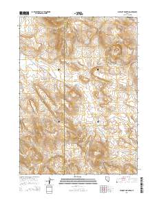 2015 Map of Blowout Mountain, 2015 Print
