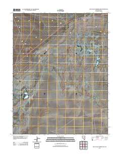 2012 Map of Blue Eagle Springs SW, 2012 Print