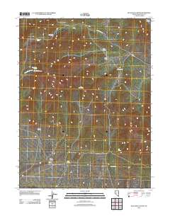2012 Map of Blue Mass Canyon, 2012 Print