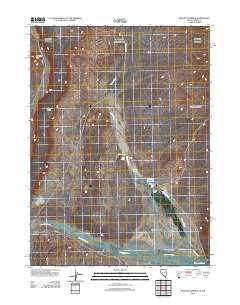 2011 Map of Bog Hot Springs, 2011 Print