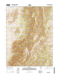 2014 Map of Brown Knoll, 2014 Print