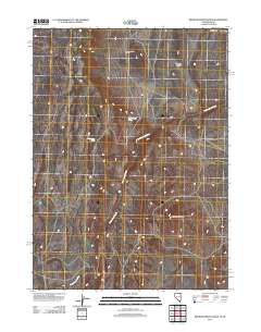 2012 Map of Browns Bench Ranch, 2012 Print