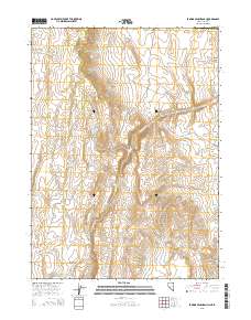 2015 Map of Browns Bench Ranch, 2015 Print