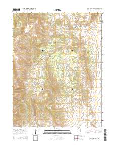 2014 Map of Buck Mountain East, 2014 Print