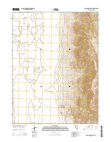 2014 Map of Buck Mountain West, 2014 Print