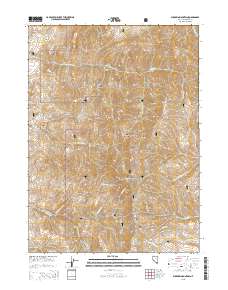 2015 Map of Buckskin Mountain, 2015 Print