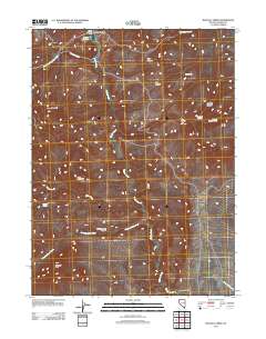 2011 Map of Buffalo Creek, 2011 Print