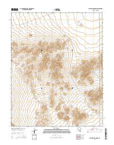 2015 Map of Bullfrog Mountain, 2015 Print