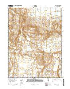 2014 Map of Burnt Lake, 2014 Print
