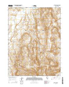 2015 Map of Butte Spring, 2015 Print