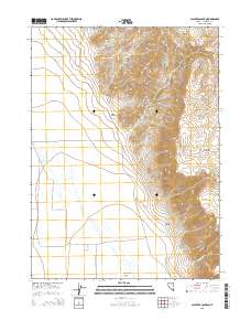2015 Map of Calavera Canyon, 2015 Print