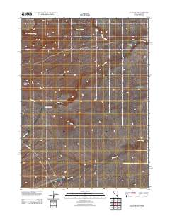 2011 Map of Calico Butte, 2011 Print