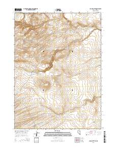 2015 Map of Calico Butte, 2015 Print