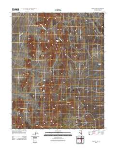 2012 Map of Caliente NW, 2012 Print