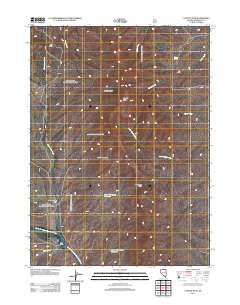 2011 Map of Capitol Peak, 2011 Print
